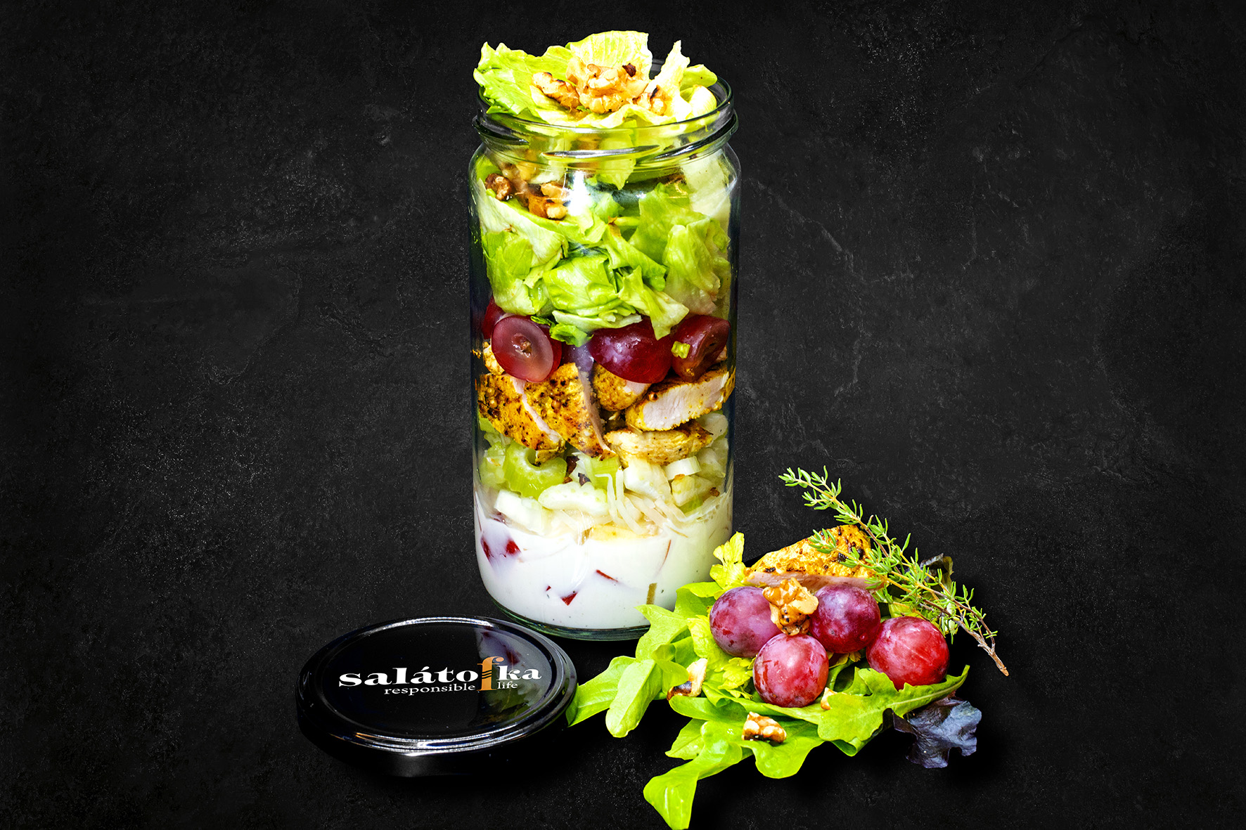 Waldorf: Salát z hotelového menu